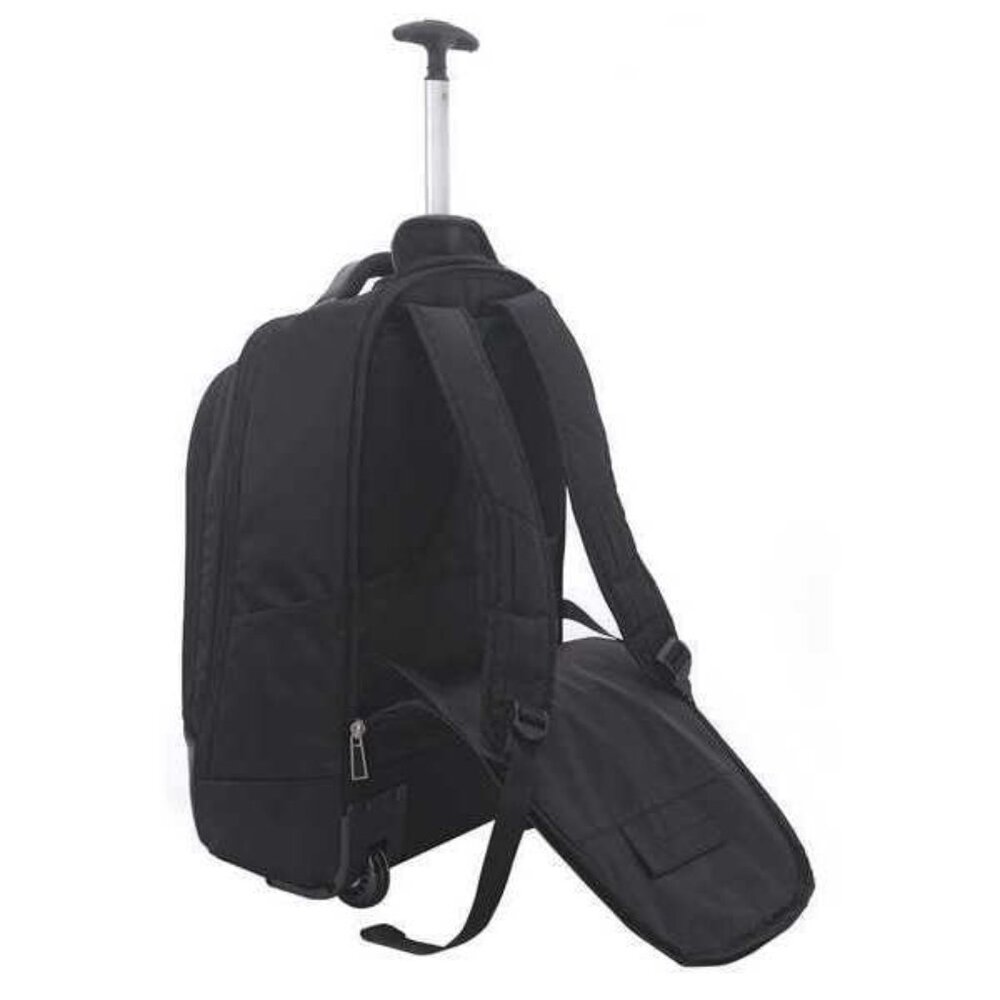 Eco Style Tech Exec Rolling Backpack – Black NWT - image 4